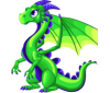 Tiny Castle green dragon spree